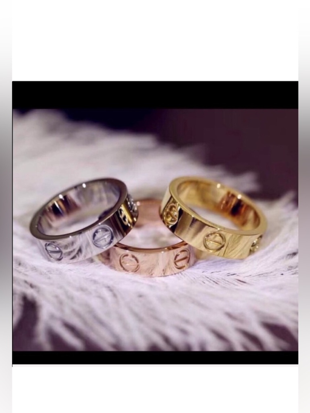 RESTOCKED! 5 star 🌟 rated UNISEX love ring screw ring